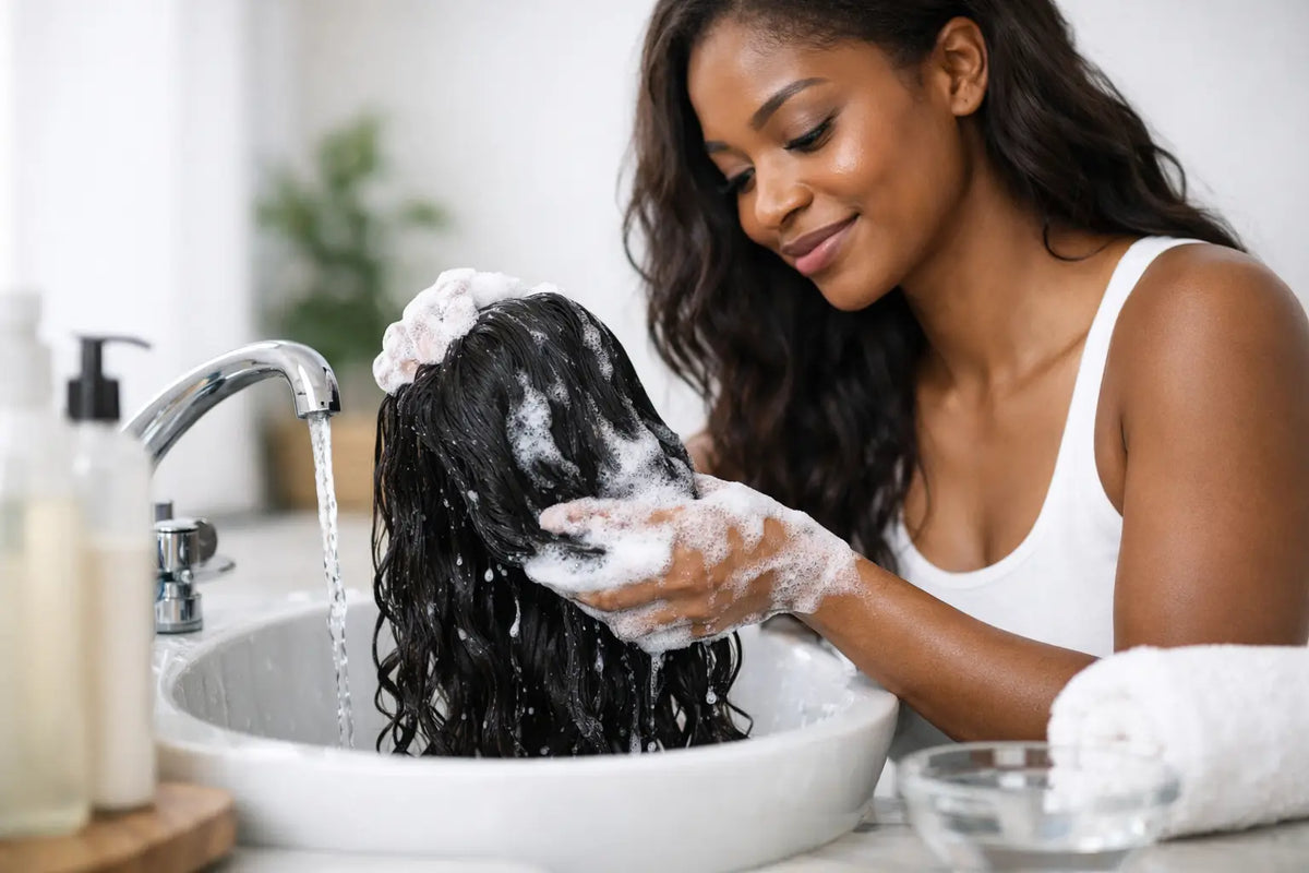 How to Wash Raw Hair Wigs Without Dulling Them