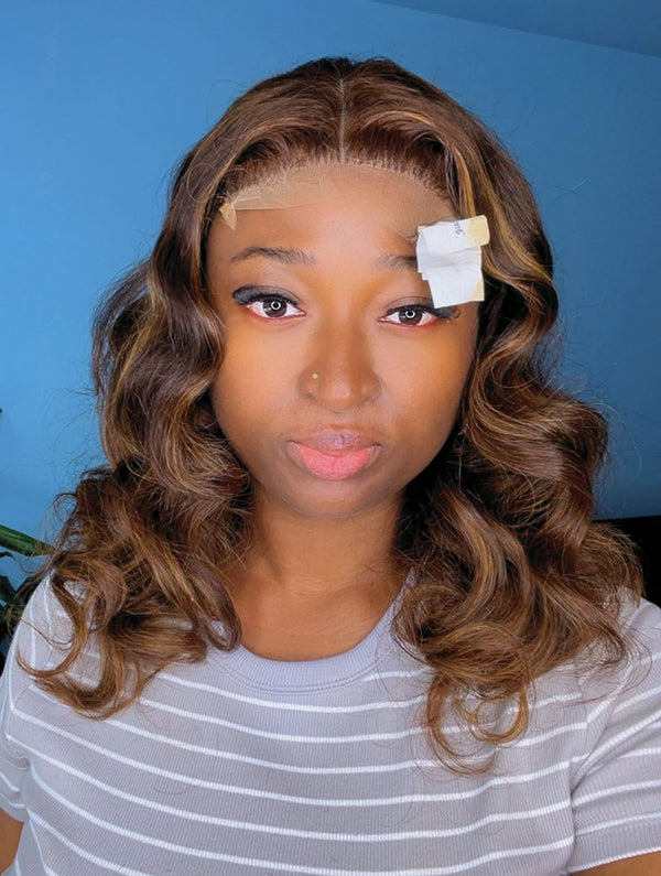 Vietnamese Body Wavy HD Lace Wig – 16 Inches