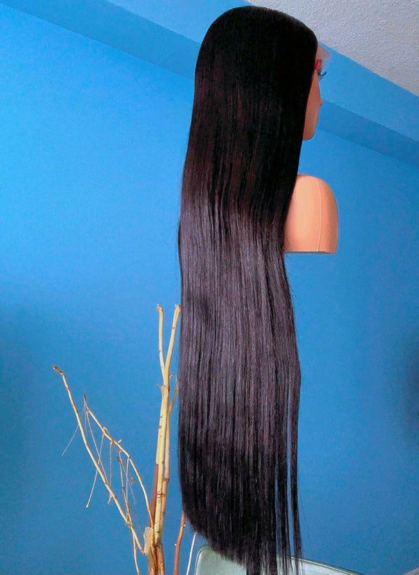 Raw Vietnamese Bone Straight HD Lace Wig – 30 Inches
