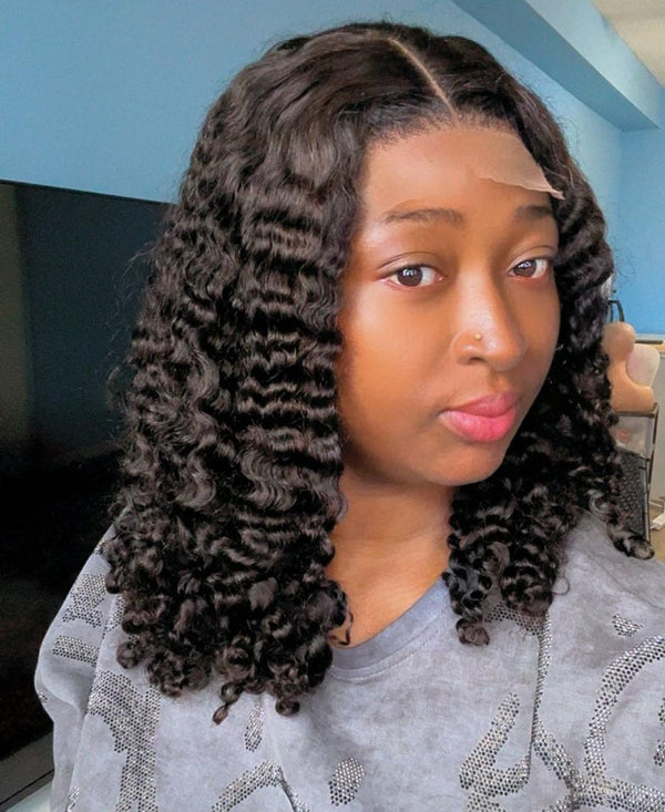 Burmese Curl HD Lace Wig – 18 Inches