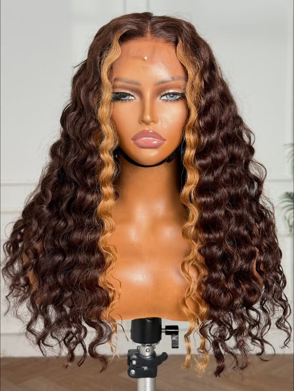 Classic Wave Chinese Human Hair Wig – 24 Inches