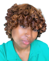 Fringe Bounce Human Hair Wig – 10 Inches