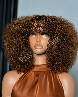 Fringe Pixie Curls Premium Human Hair Wig