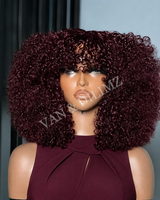 Fringe Pixie Curls Premium Human Hair Wig