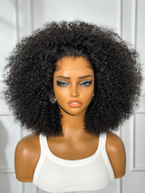 Raw 4C Afro Kinky Full Frontal Wig – 12 Inches