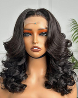 Raw Bugi Bounce Human Hair Wig – 12 Inches