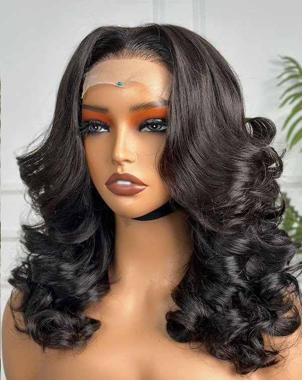 Raw Bugi Bounce Human Hair Wig – 12 Inches