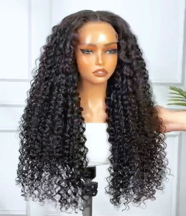 Raw Lush Wavy Chinese Human Hair Wig – 26 Inches